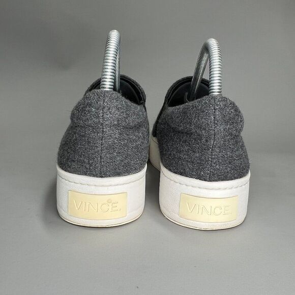 Vince Warren Platform Sneakers Women's Size 8 Gray Slip On Loafers - Picture 5 of 11